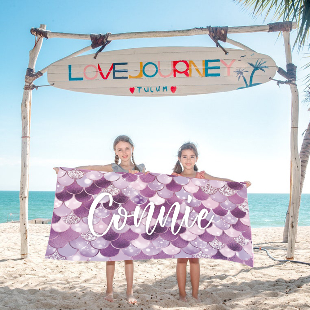 Personalized Lovely Kid Towel for Summer & Beach | CWTowel88
