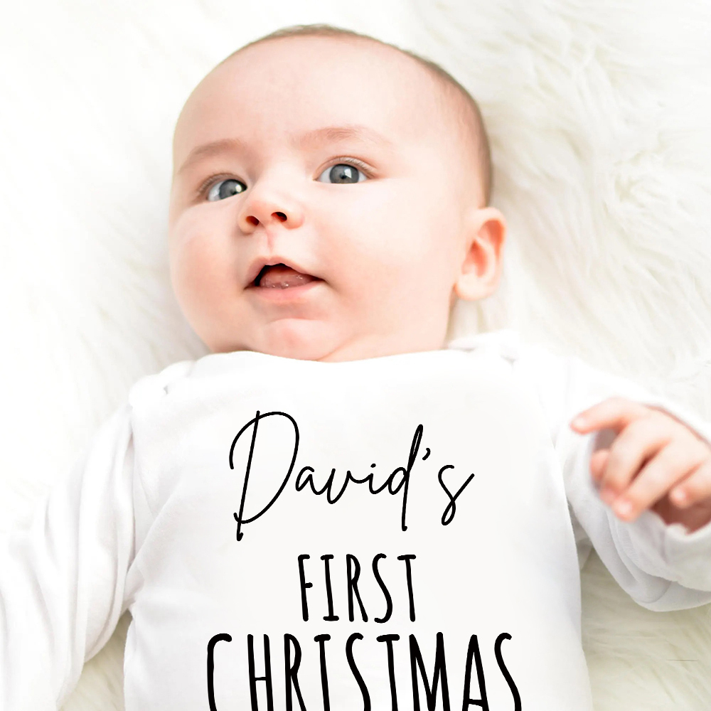 Personalized Baby 1st Christmas Outfit Set | MCGift120