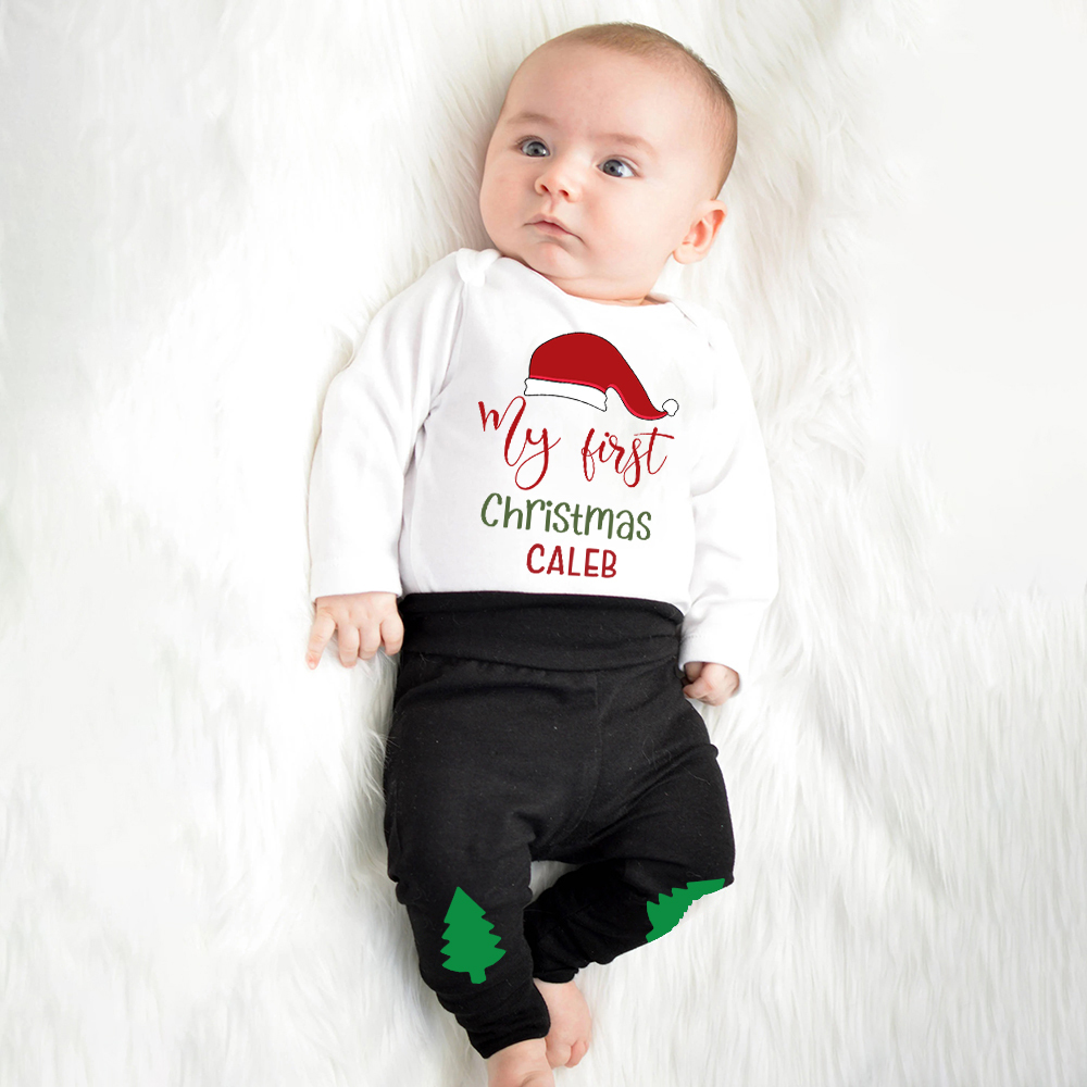 Personalized Baby 1st Christmas Outfit Set | MCGift123