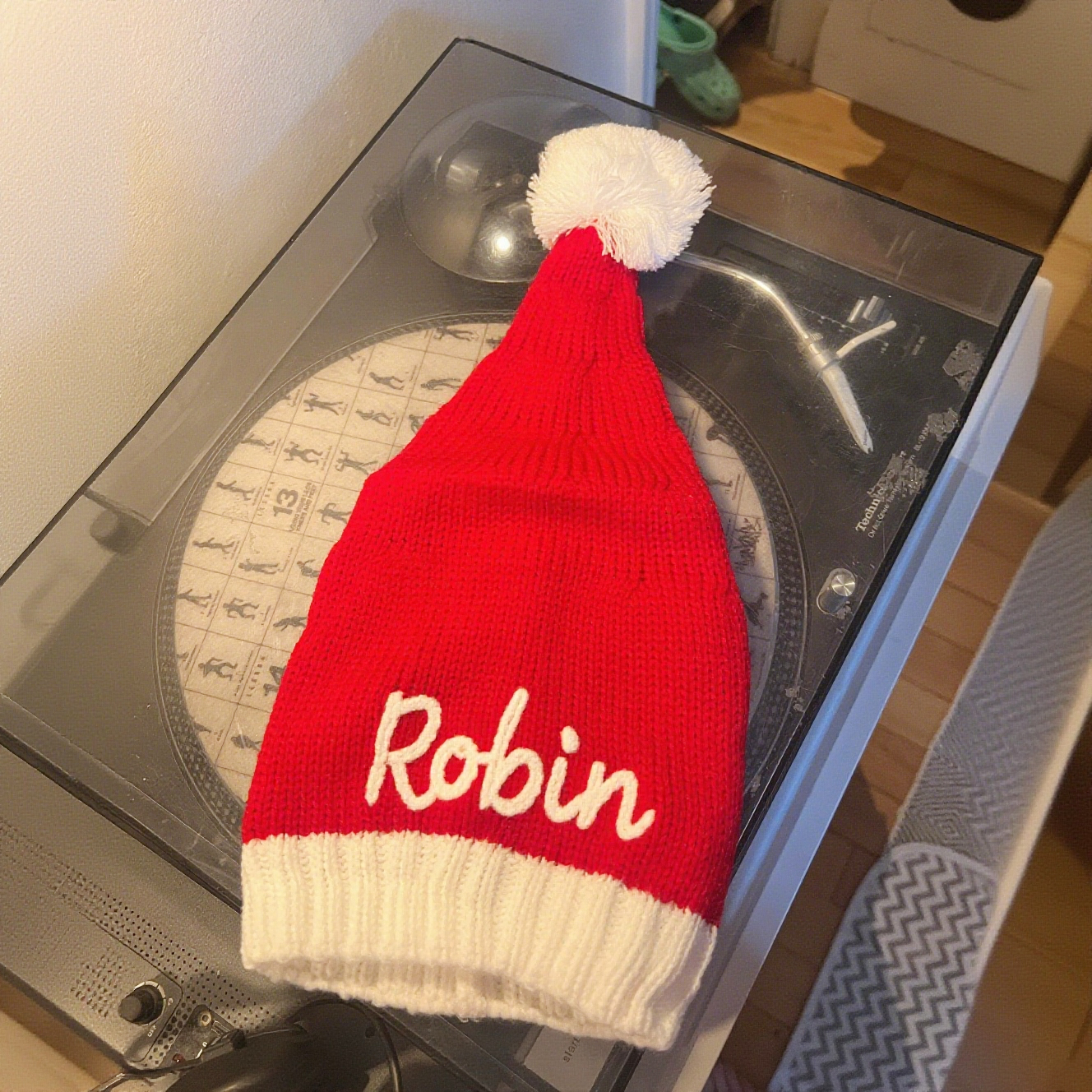 Personalized Hand Embroidered Christmas Santa Hat | MCGift161