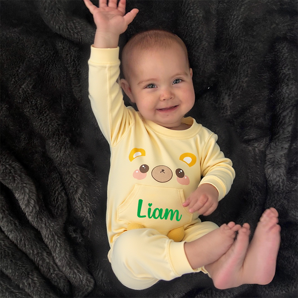 Personalized Long Sleeve Cartoon Romper | CWBaby309