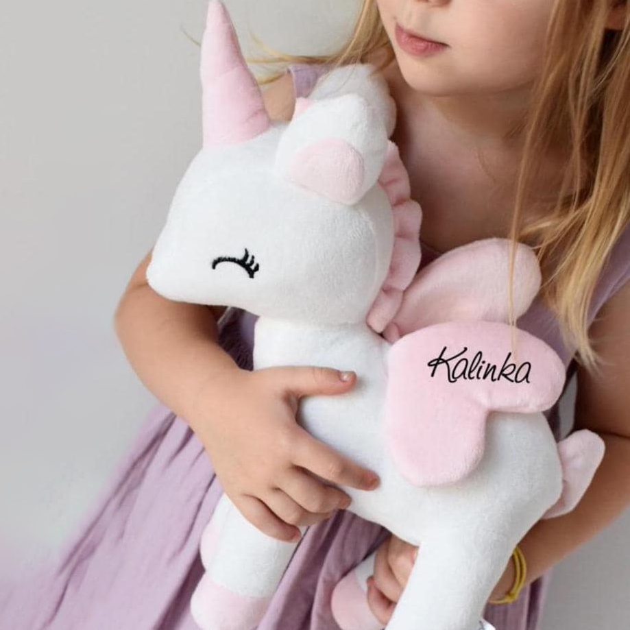Personalized Kid's Lovely Soft Cuddly Unicorn Doll | CWToy152