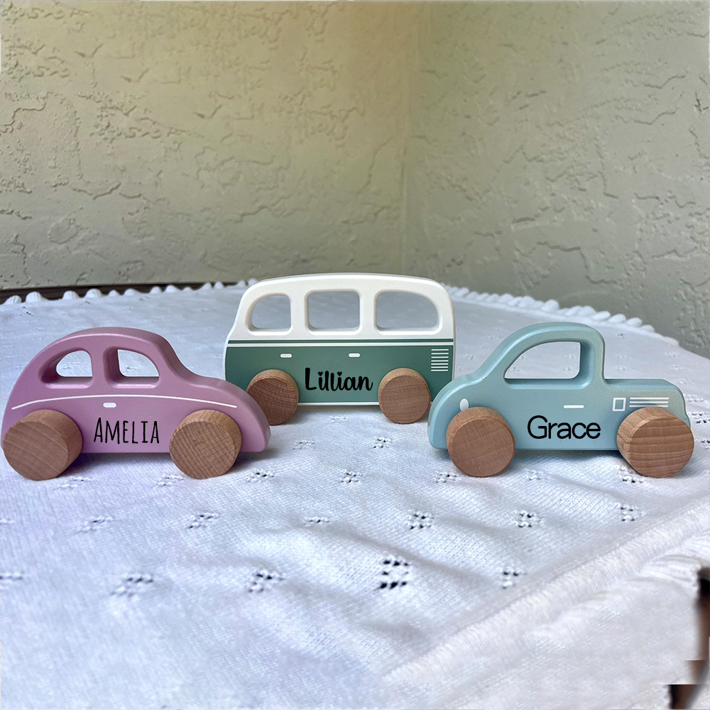 Personalized Wooden Toy Car for Toddler | CWToy153