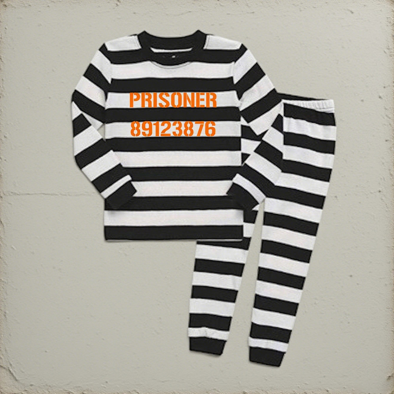 Personalized Prison Inmate Halloween Pajamas | CWHalloween74