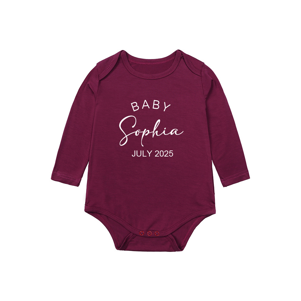 Personalized Personalized Baby Coming Home Romper | CWBaby318