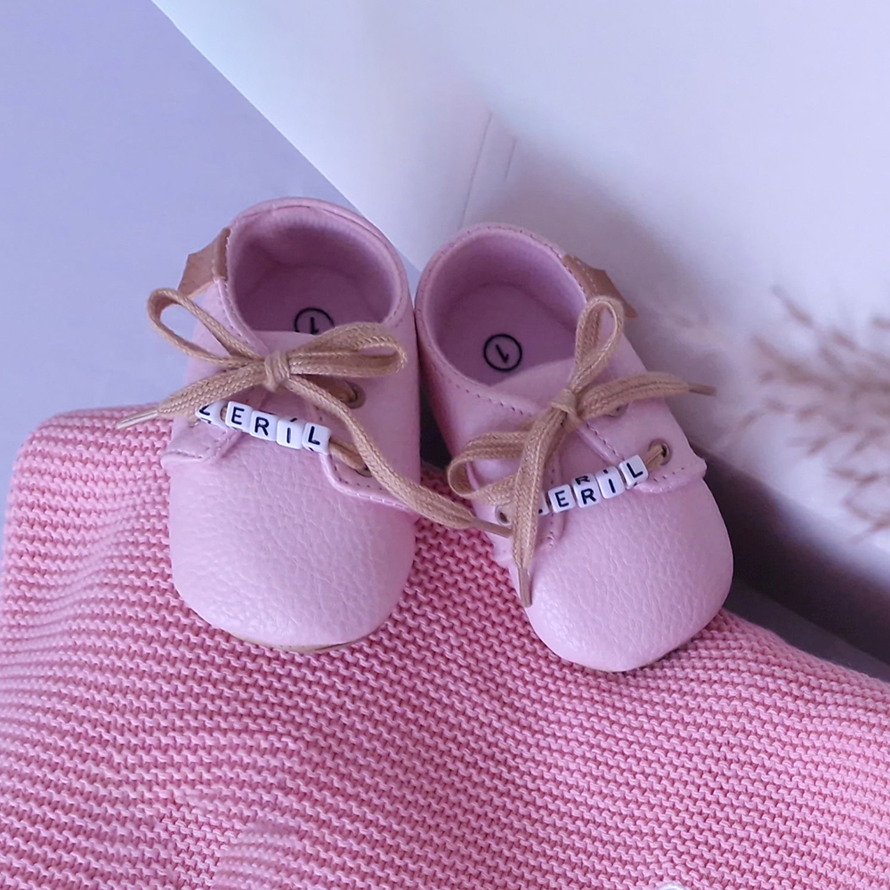 Personalized Cute Comfortable Baby Leather Shoes | CWBaby315