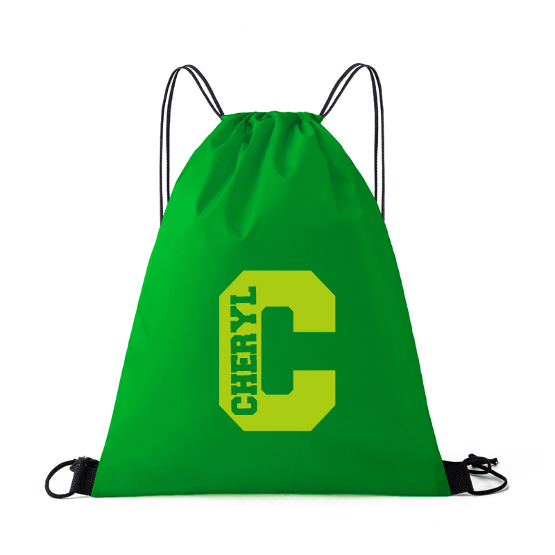 Personalized Initial & Name Beach Drawstring Rucksack Bag | CWBeach69