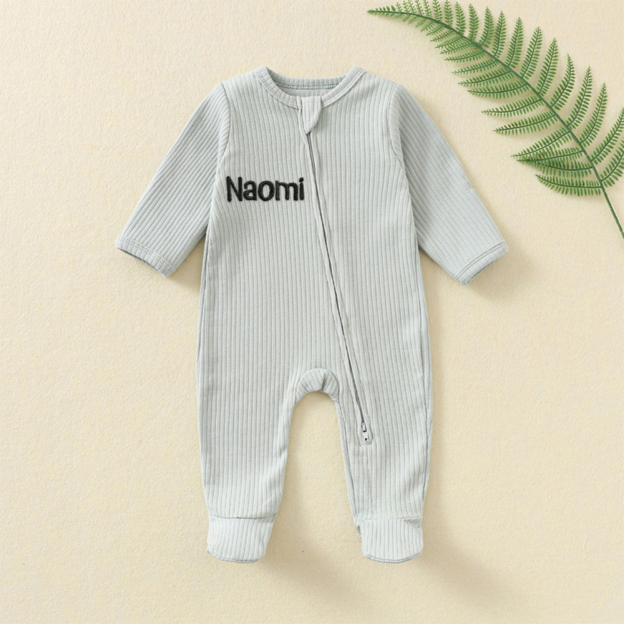 Personalized Embroidered Baby Announcement Outfit | CWBaby314