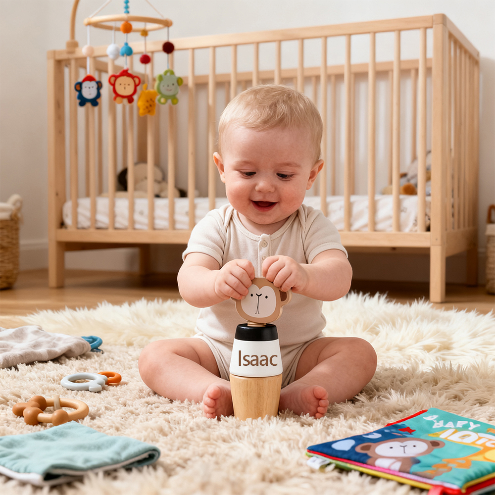 Personalized Wooden Animal Screw Jigsaw Exercises Toys | CWToy159