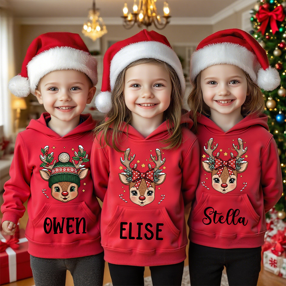 Personalized Kids Lovely Christmas Hoodie | MCGift219