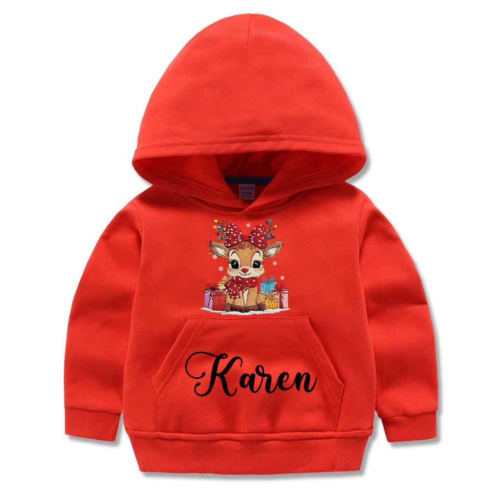 Personalized Kids Lovely Christmas Hoodie | MCGift220