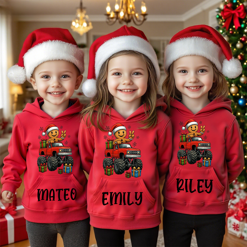 Personalized Kids Lovely Christmas Hoodie | MCGift228