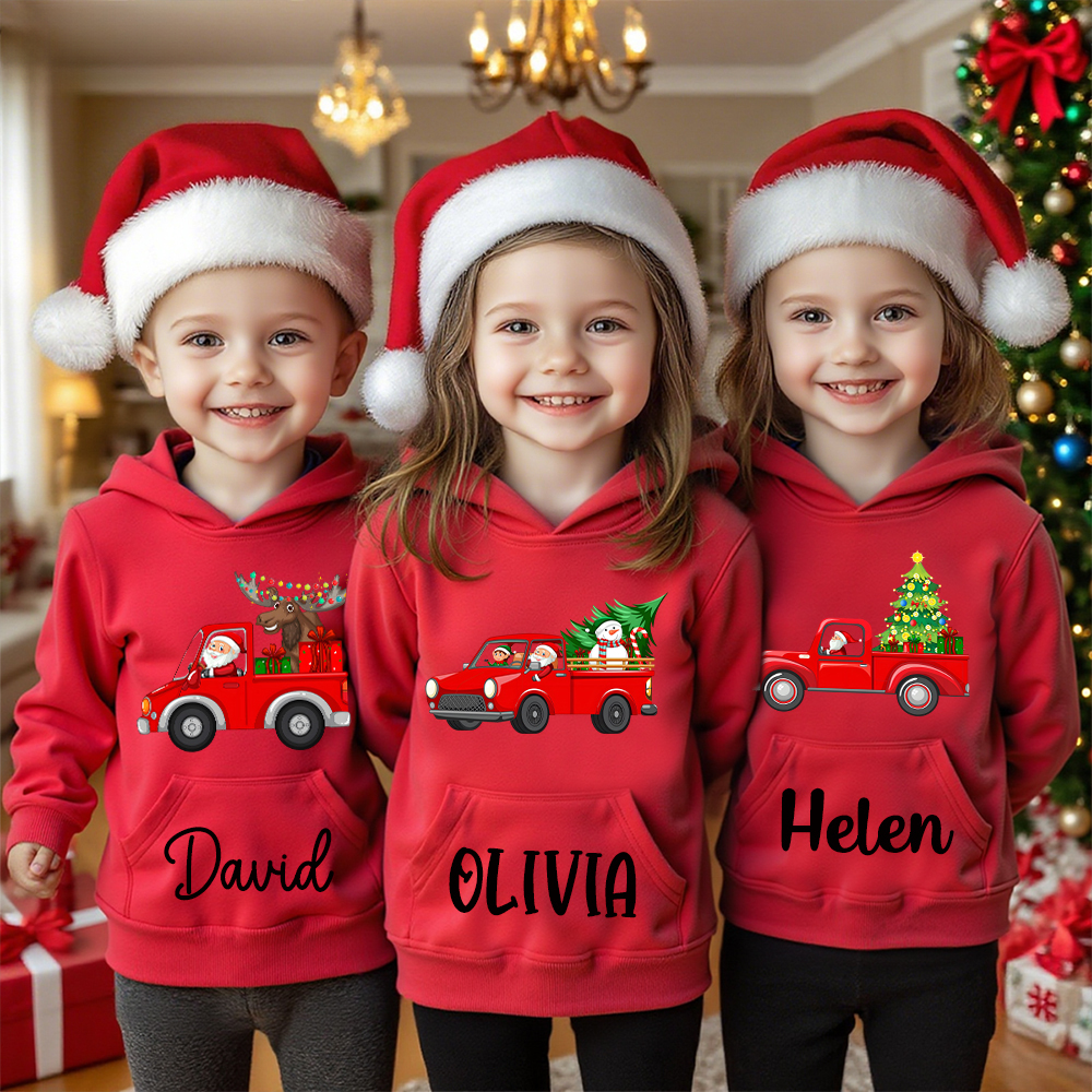 Personalized Kids Lovely Christmas Hoodie | MCGift229