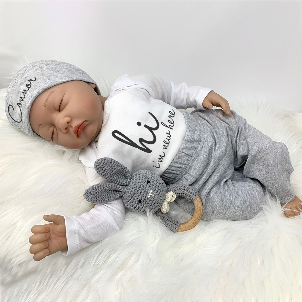 Personalized Baby Coming Home Outfit Set | CWBaby355