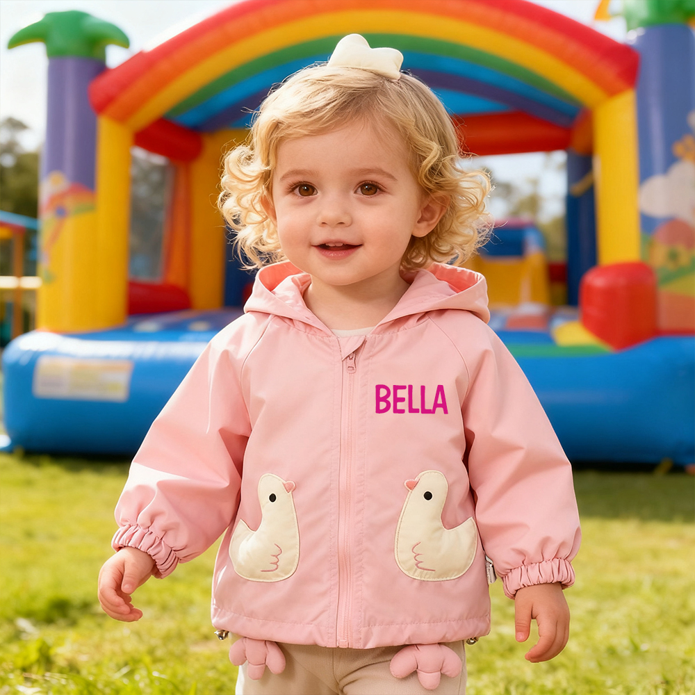 Personalized Adorable Animals Windproof Jacket | CWBaby359