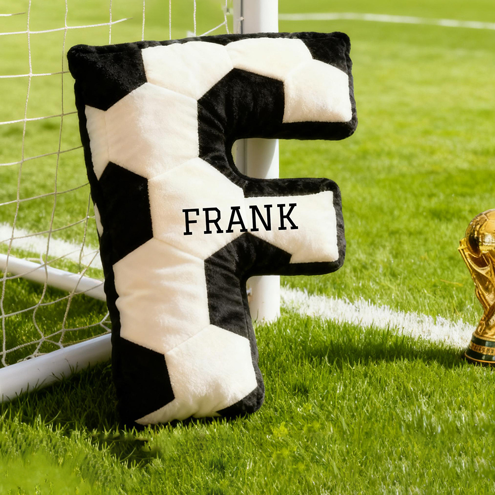 Personalized Soccer Letter Sport Pillow | CWGift07