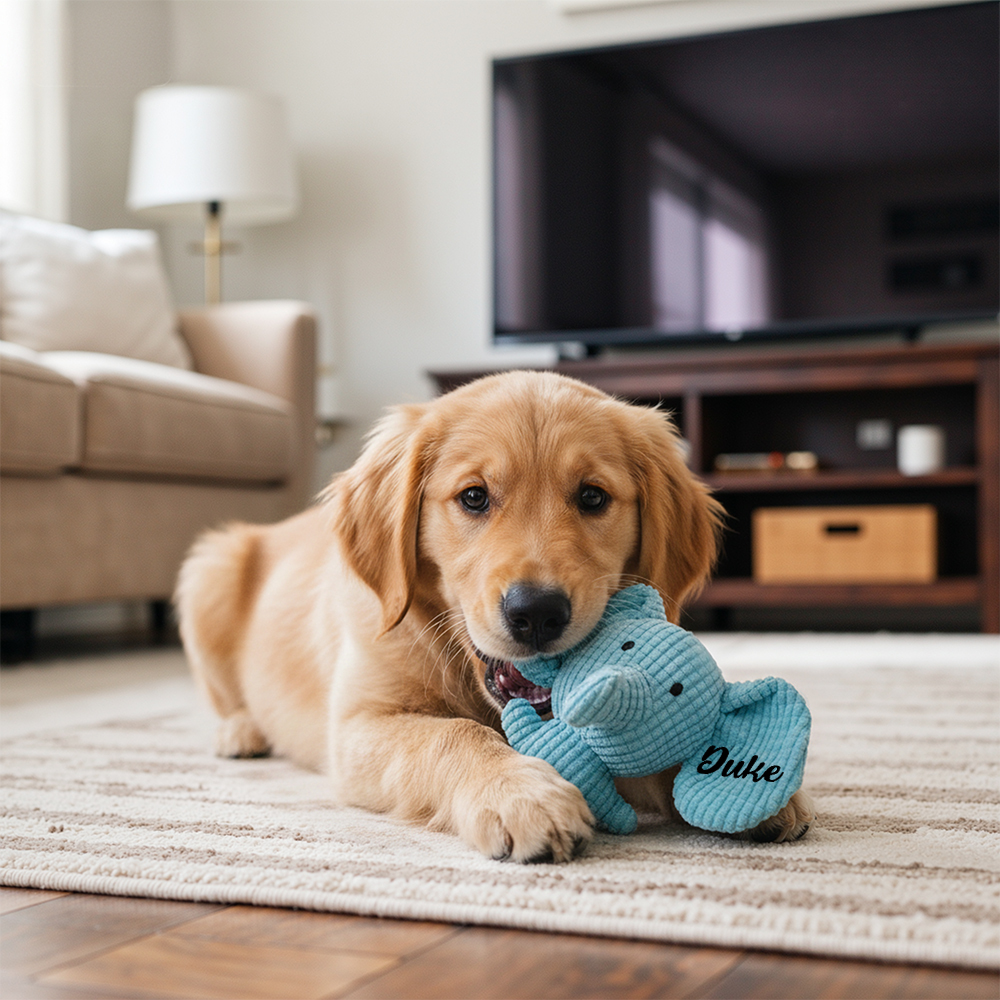 Personalized Pet Unique Elephant Squeaky Toy | BKPet294