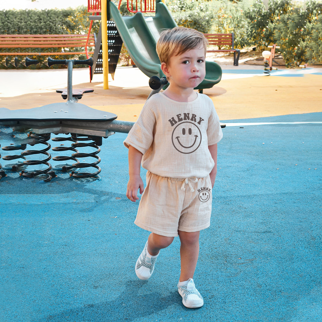 Personalized Baby Cotton Cozy Soft Outfit Set | CWBaby382