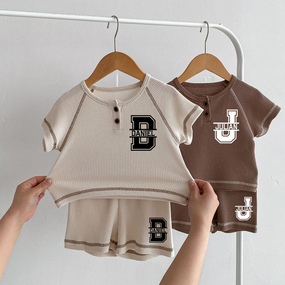 Personalized Baby Cotton Cozy Soft Outfit Set | CWBaby383