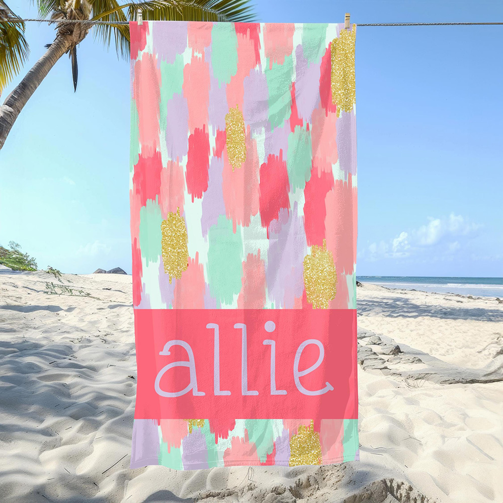 Personalized Lovely Kid Towel for Summer & Beach | CWTowel186