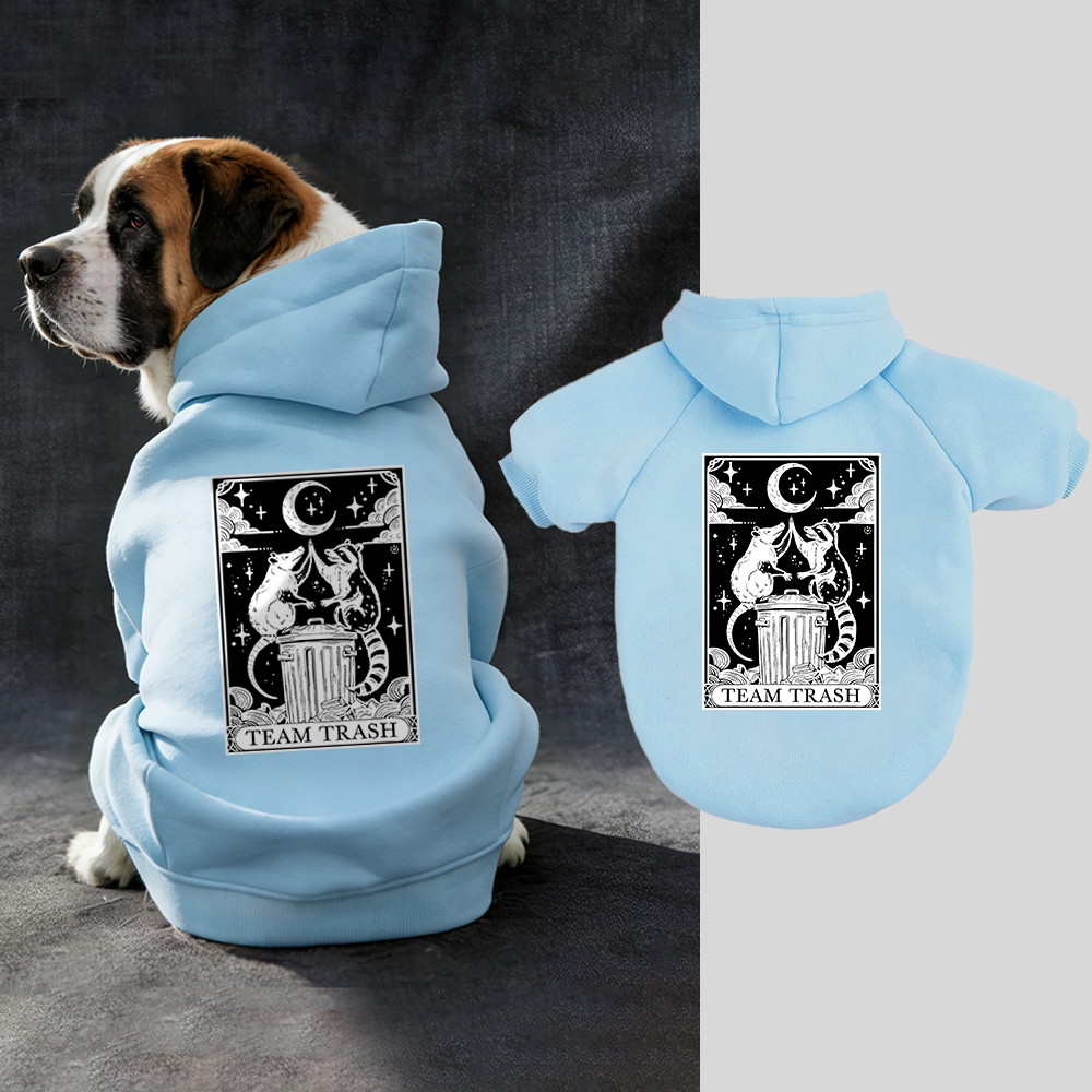 TEAM TRASH Puppy Hoodie | BKPet322