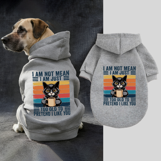I AM NOT MEAN Puppy Hoodie | BKPet329