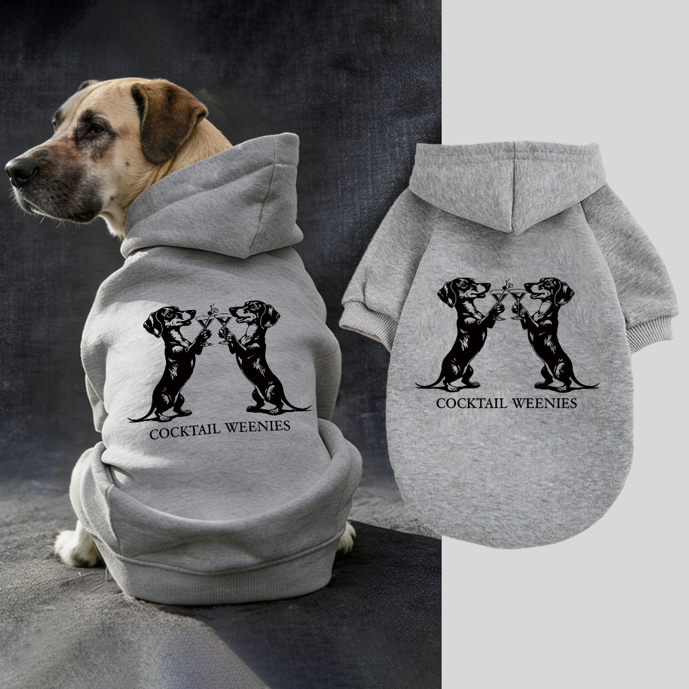 COCKTAIL WEENIES Puppy Hoodie | BKPet337