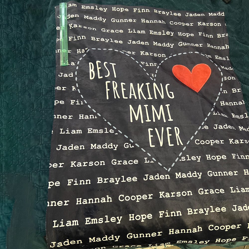 Personalized Love Mom Blanket for Comfort & Unique | CWMom18