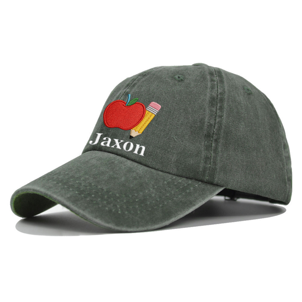 Personalized Embroidery Cute Icon Summer Baseball Hat For Kid | Hskid82