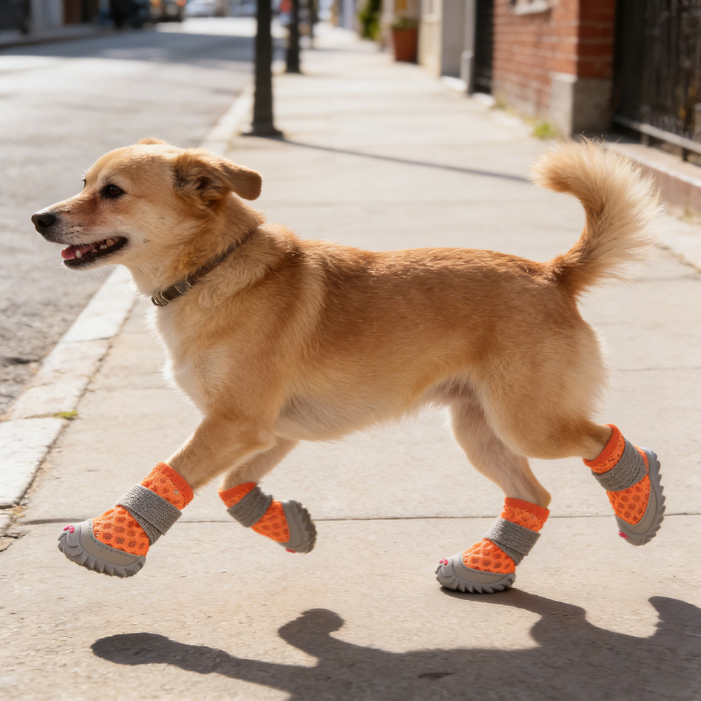 Pet Breathable Adjustable Soft Non-slip Shose | BKPet395