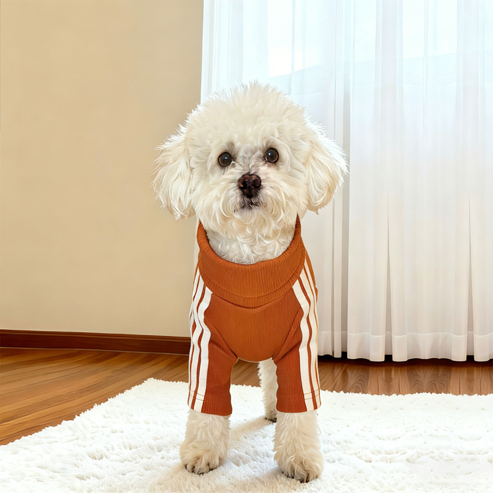 Personalized Pet Soft Striped Long Sleeves Sweatshirt | BKPet406