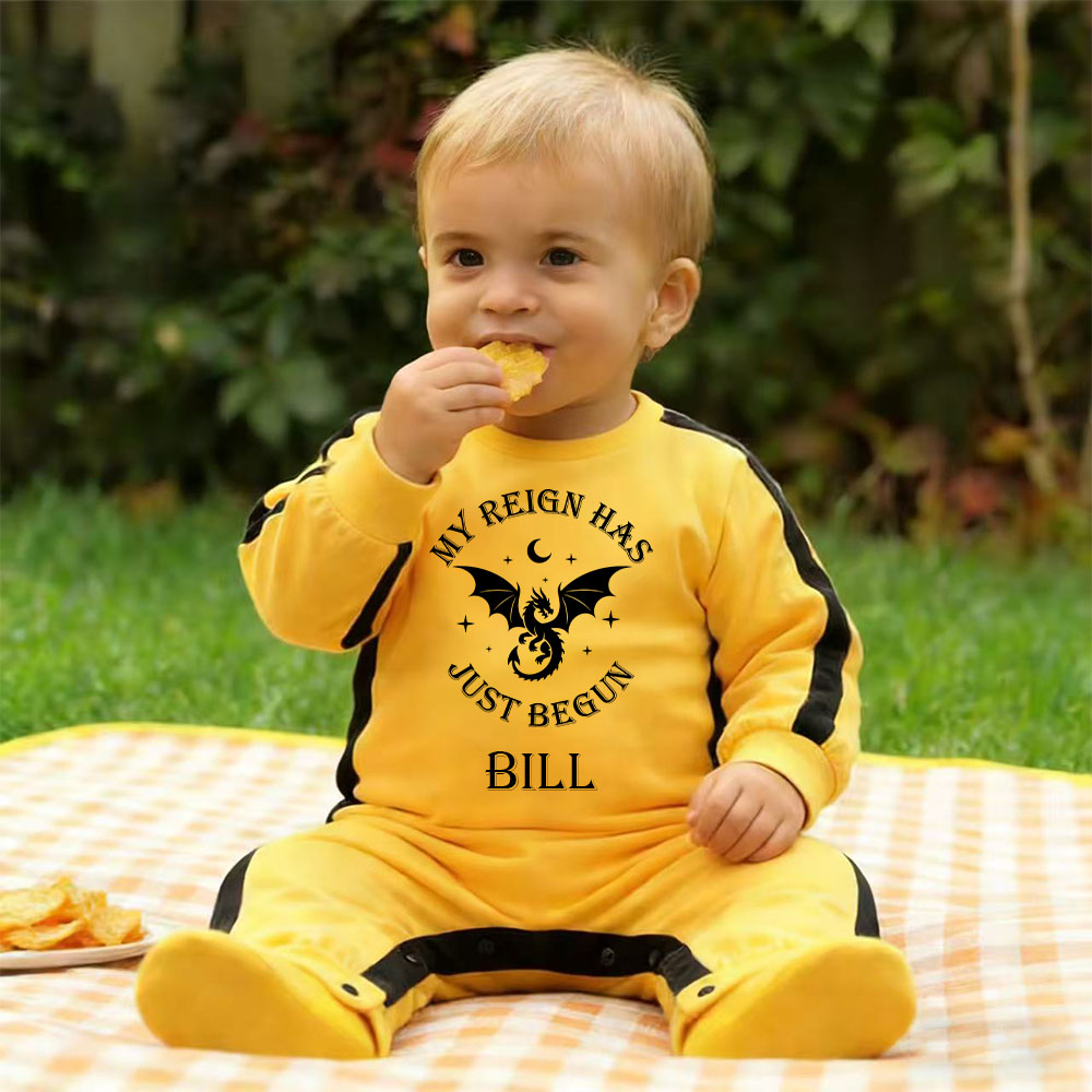 Personalized Baby My Reign Dragon Romper | CWBaby432