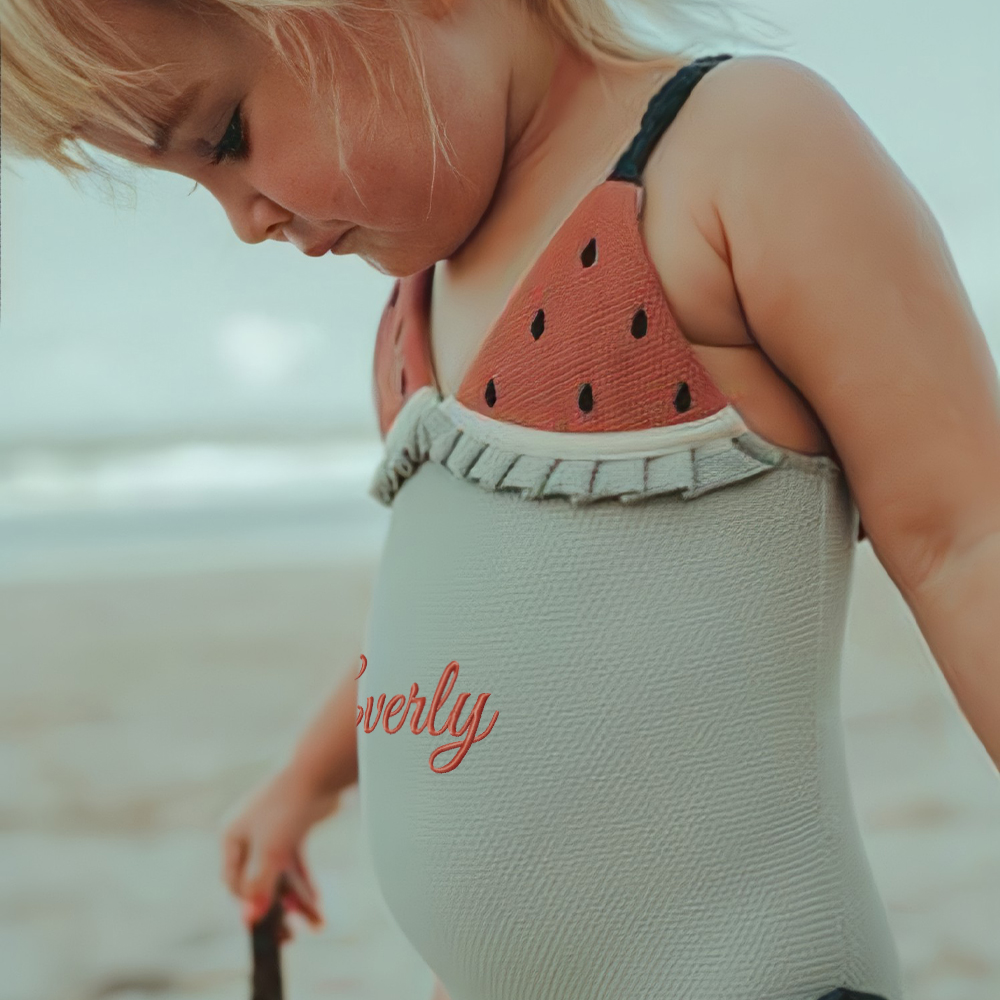 Personalized Embroidery Original Lovely Fruit Swimsuit for Summer | CWBaby56
