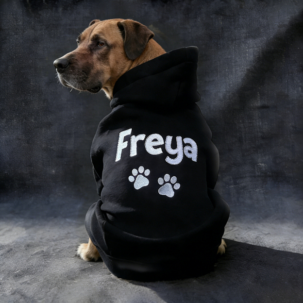 Personalized Embroidered Pet Comfortable Soft Hoodie | BKPet419