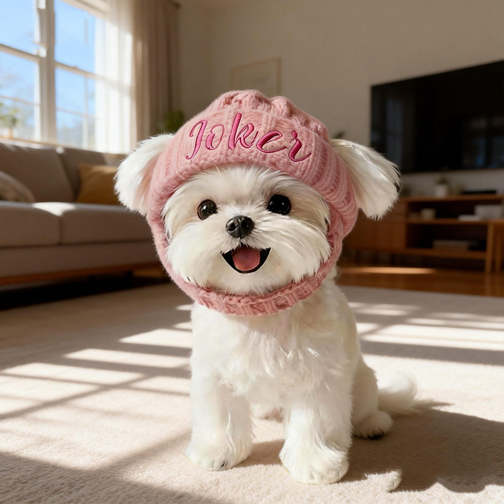 Personalized Embroidered Pet Knit Beanie | BKPet433