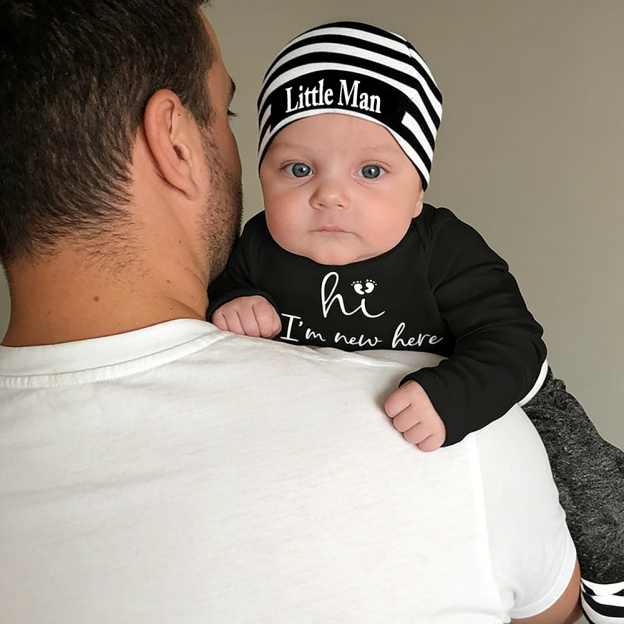 Personalized Little Man Coming Home Outfits Set | CWBaby451