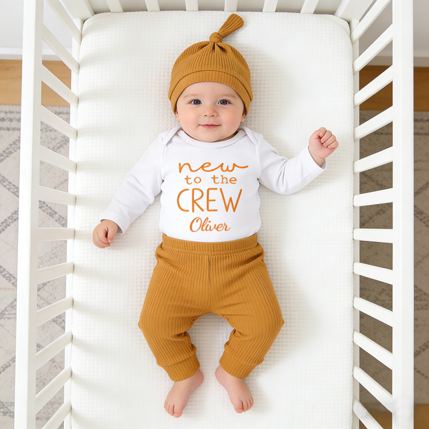Personalized Little Brother Coming Home Outfits Set | CWBaby452