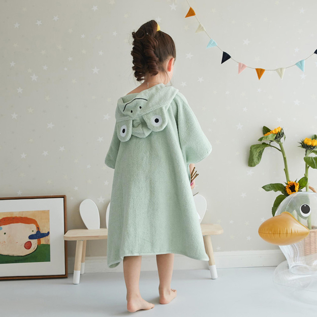 Personalized Embroidery Animal Hooded Baby Towel | CWBaby457