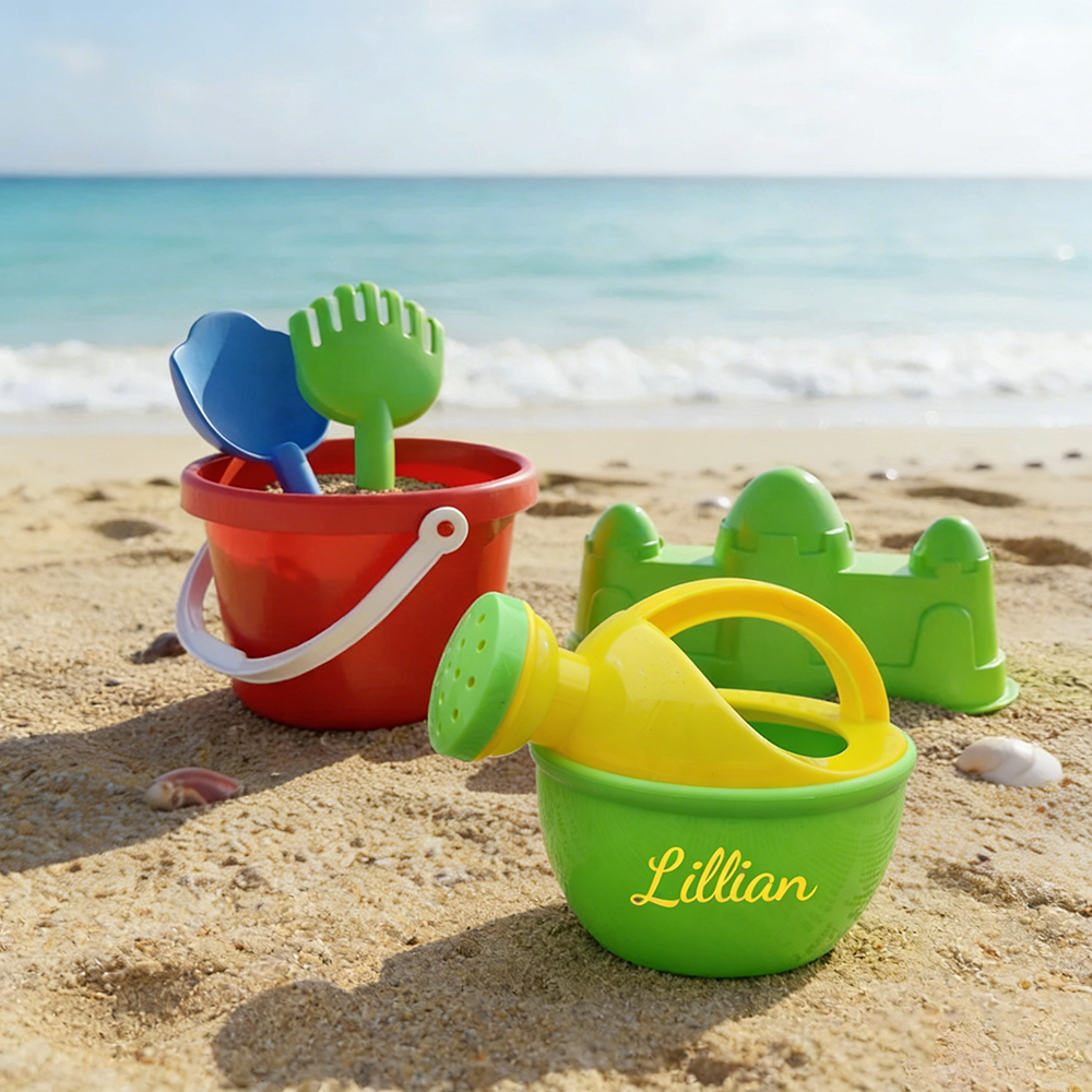Personalized Kid Watering Can Beach or Bathtub Bucket Toy | CWBeach225