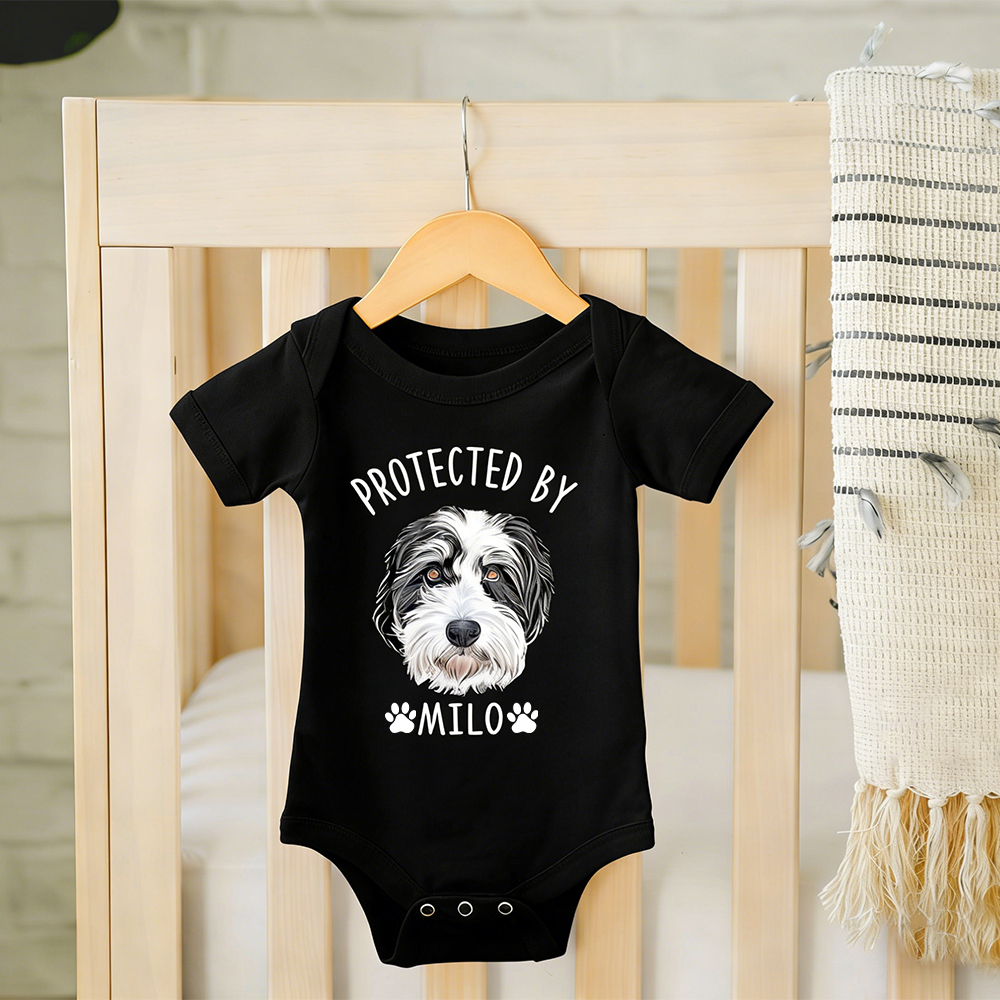 Personalized Baby Protected By Pets shirt | CWBaby462