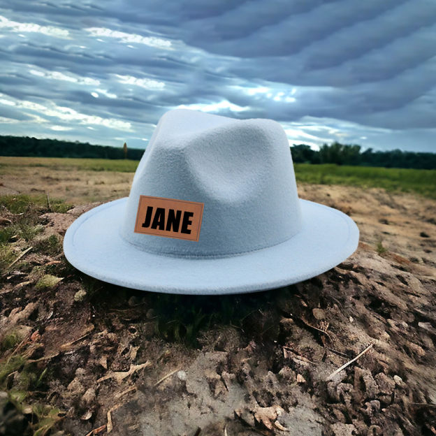 Personalized Leather Patch Cowboy Hat for Comfort & Unique | CWBeach99