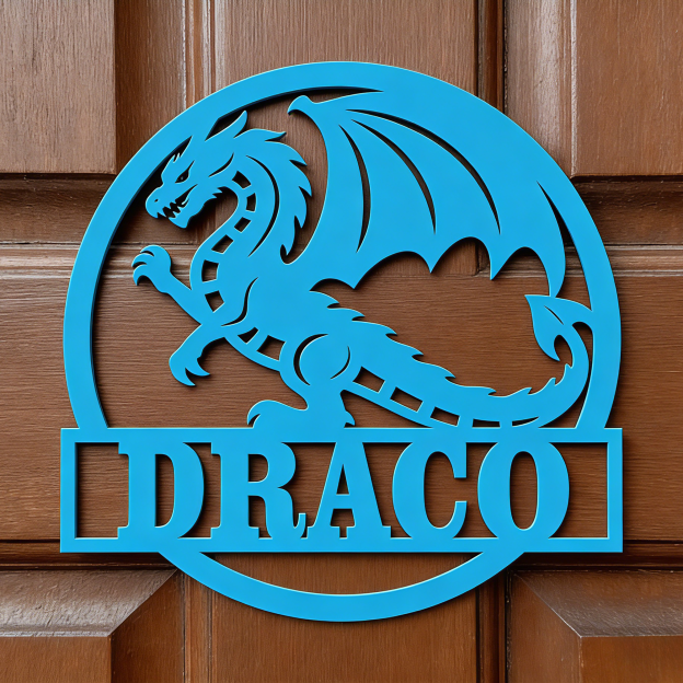 Personalized Dinosaur Kid's Bedroom Door Name Sign | CWBaby464