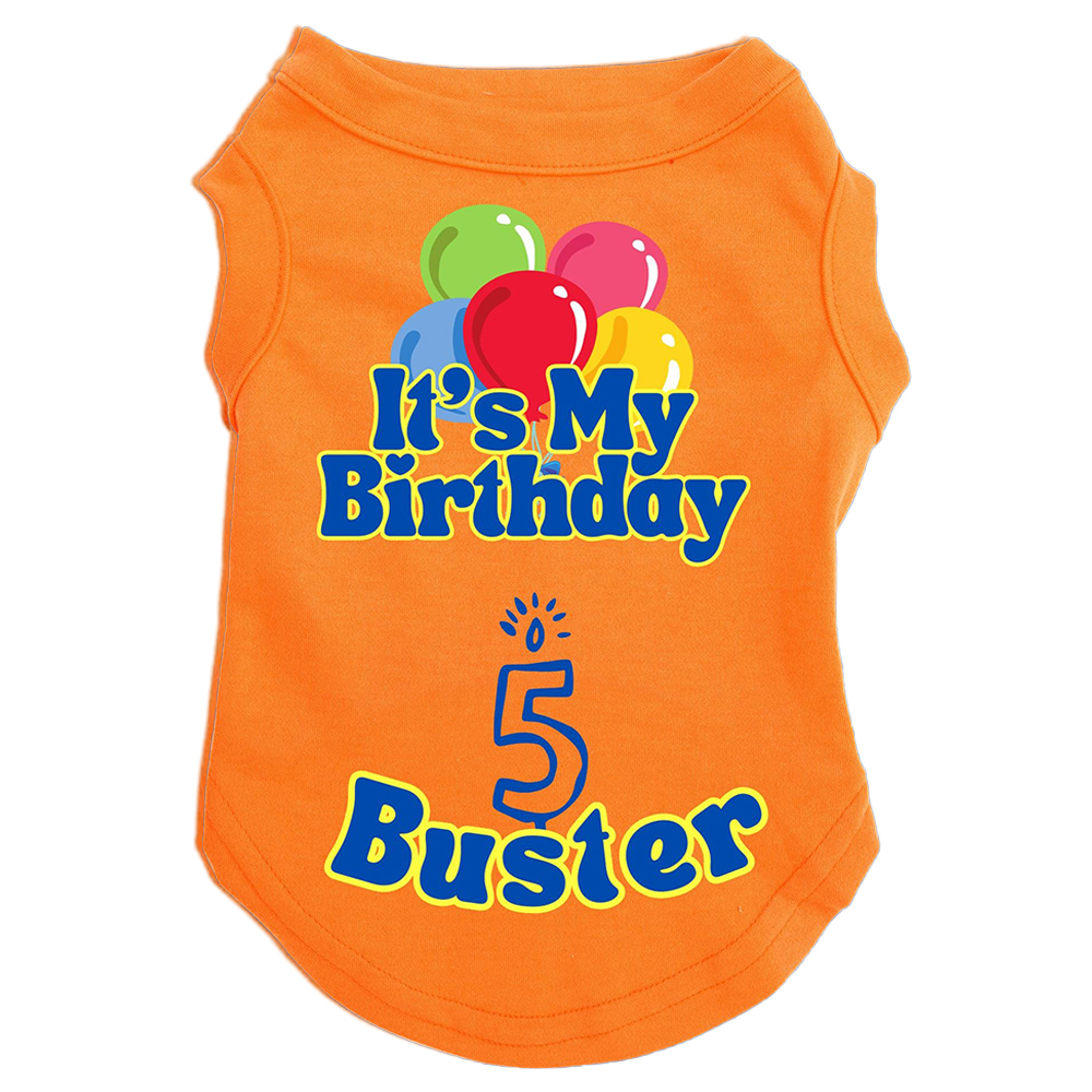 Personalized It’s My Birthday Pet Shirt | BKPet449