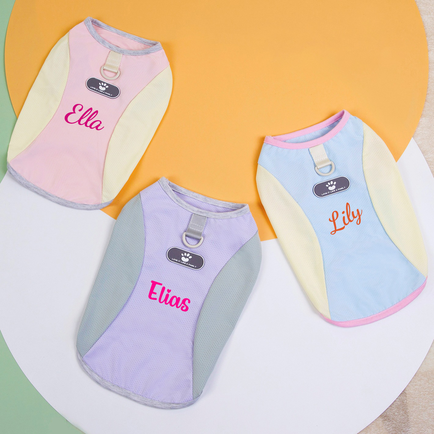 Personalized Breathable Pet Summer Cool Mesh Vest | BKPet450