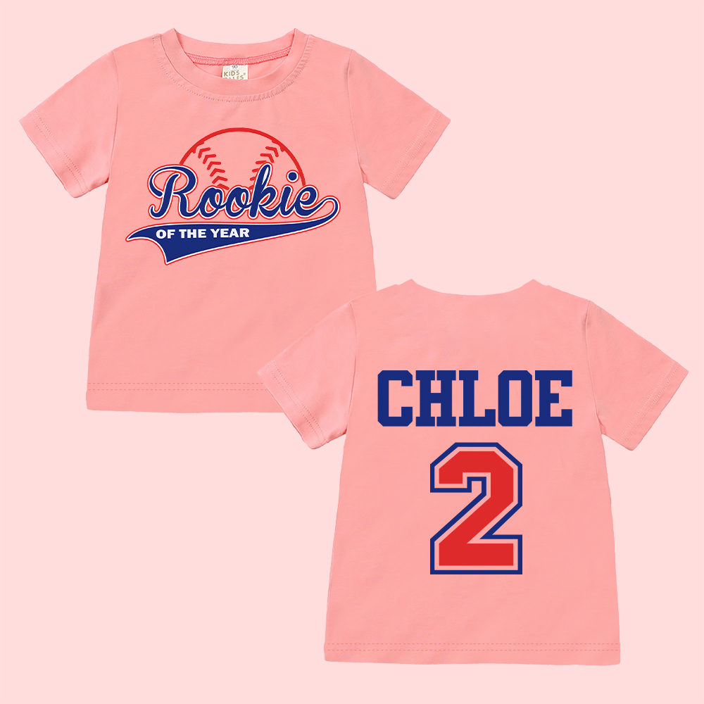 Personalized Basketball Rookie Of The Year Birthday T-Shirt | inBirth10