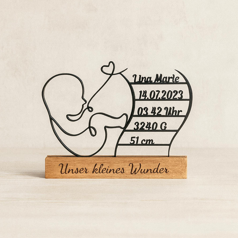 Personalized 3D Baby Birth Stand Decor for Unique & Love | CWGift60