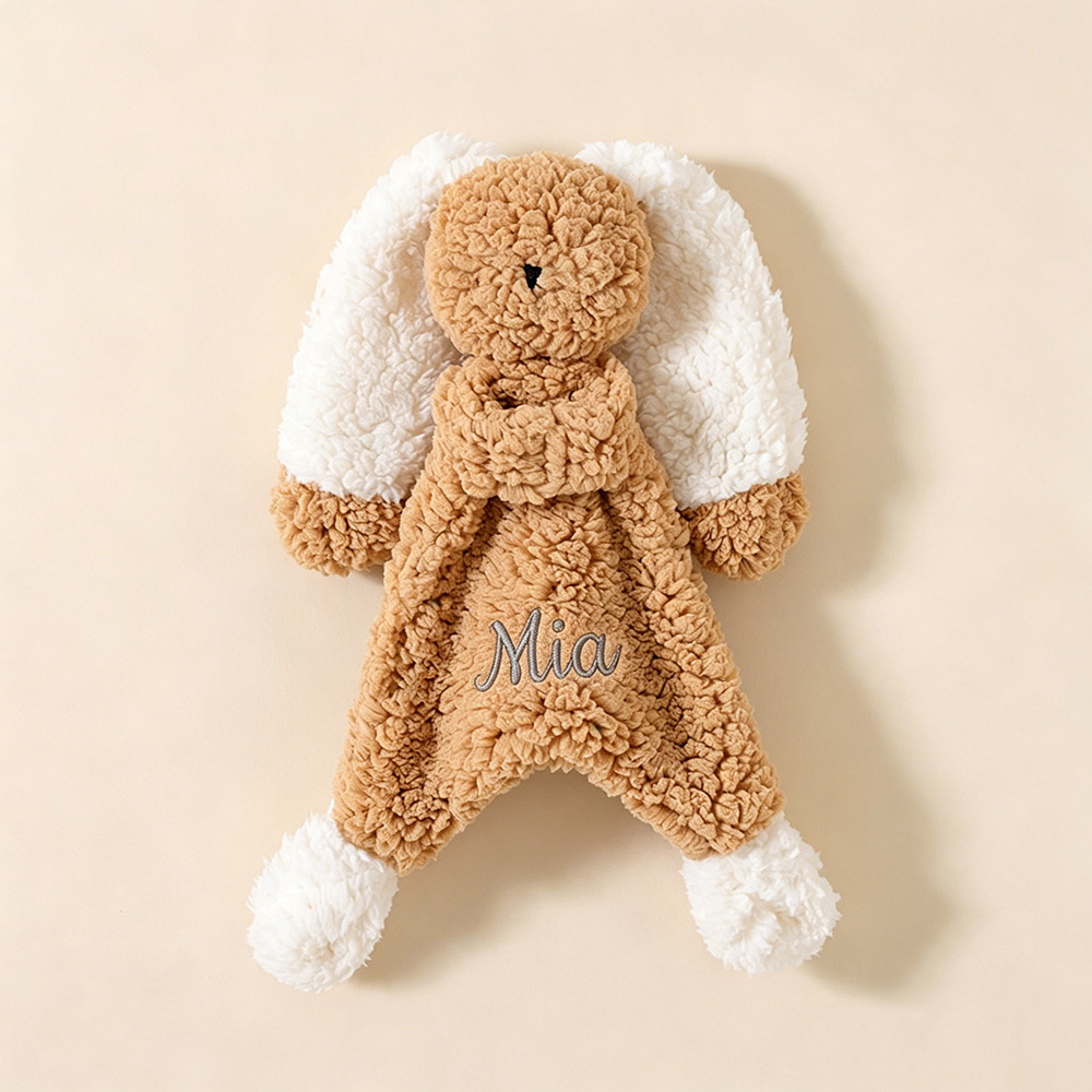 Personalized Kid's Lovely Soft Lambswool Baby Comfort Toy | CWToy190