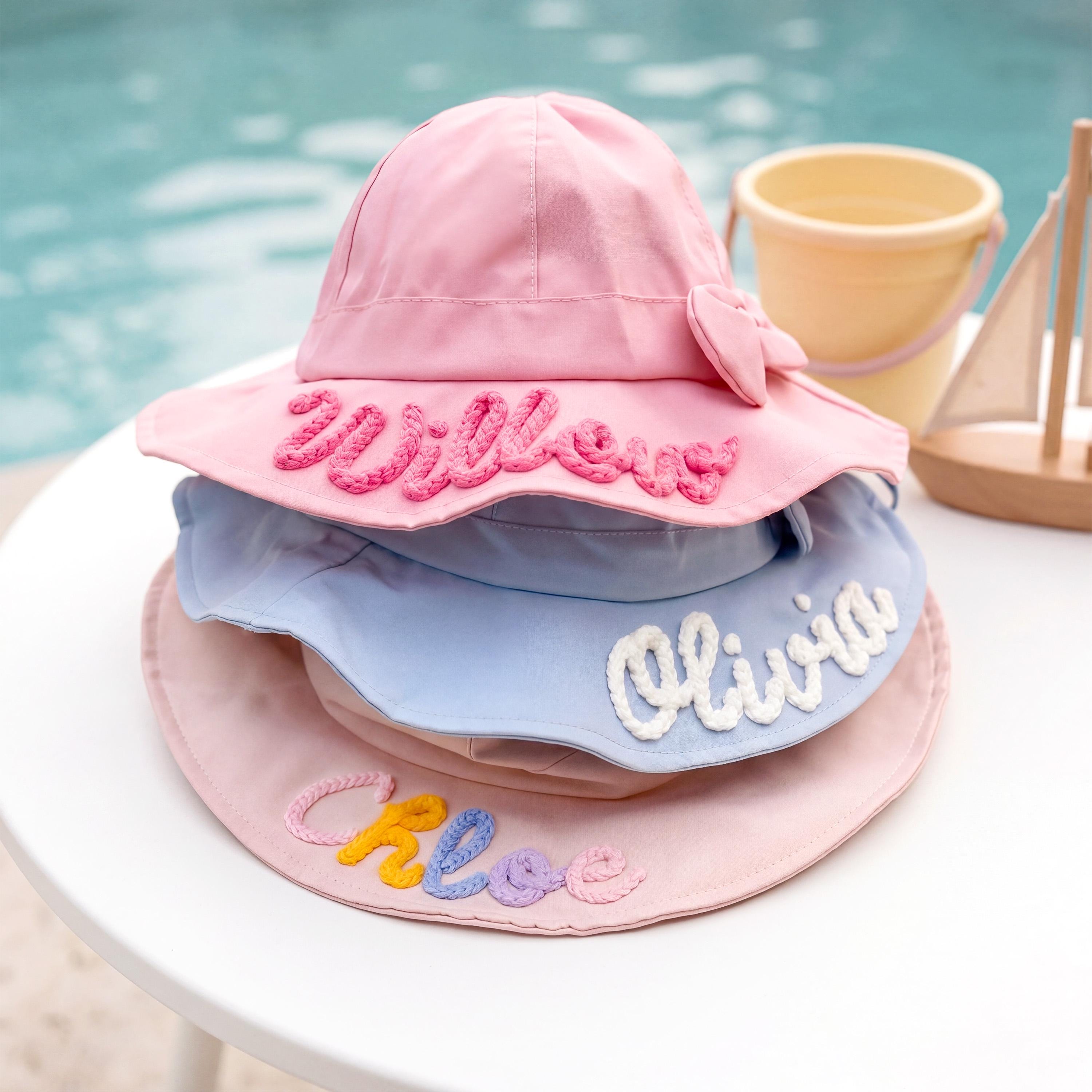 Personalized Lovely Baby Summer Bucket Hat | CWBeach24201