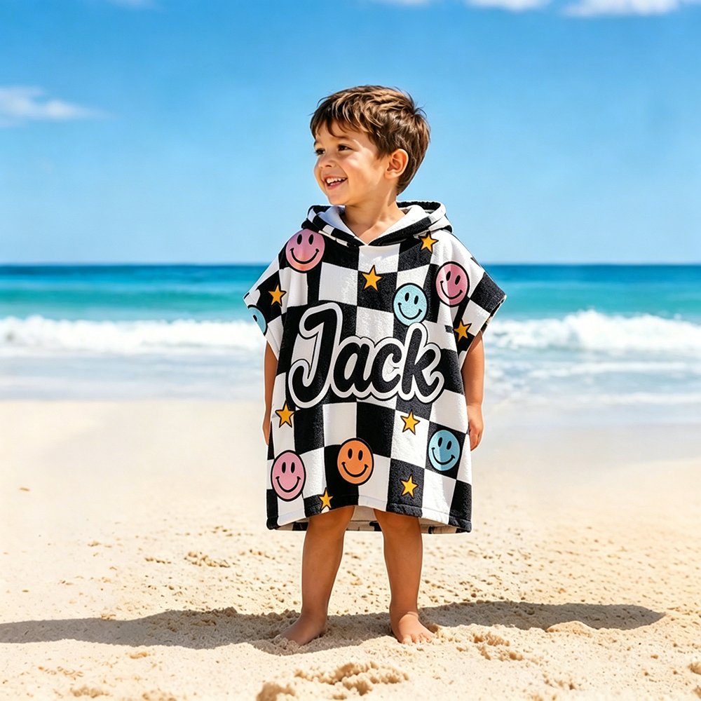 Personalized Hooded Beach Towel for Summer & Beach | CWHTowel50