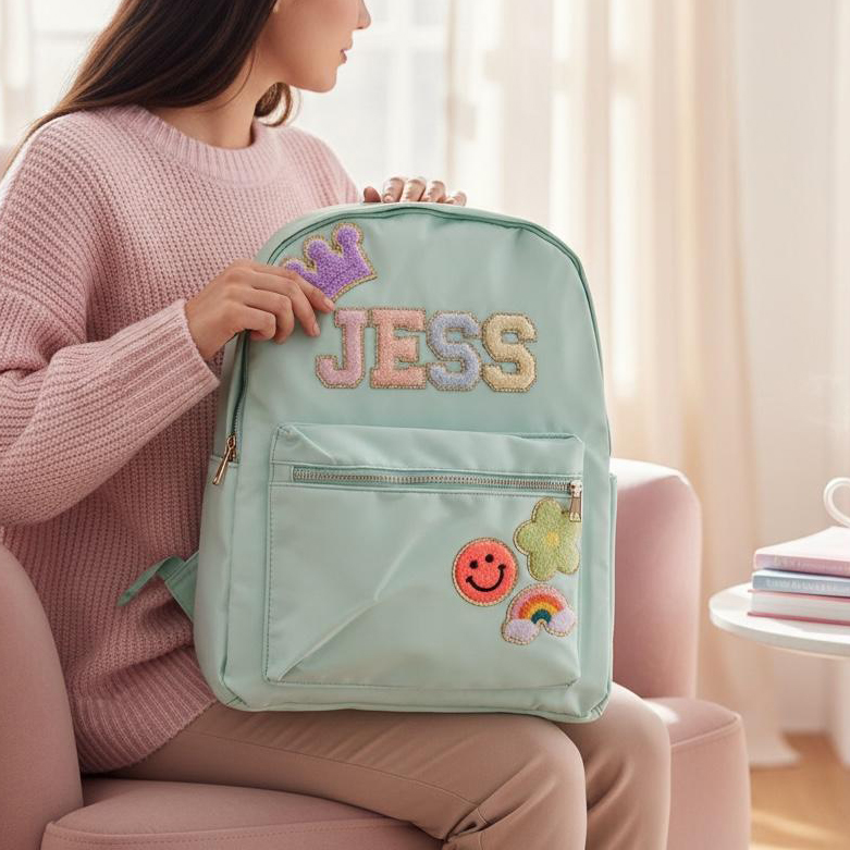 Personalized Hand Patch Kids Lovely Backpack｜CWPack0902